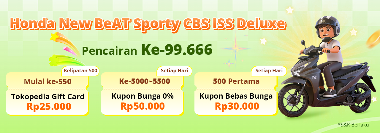 Cair Untung, Berhadiah Motor!
